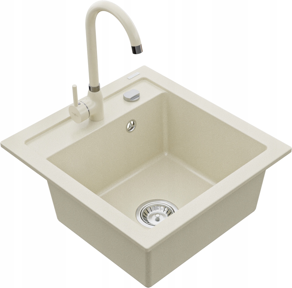 Kuchynská batéria - Béžová batéria Mexen Vito Granite Sink