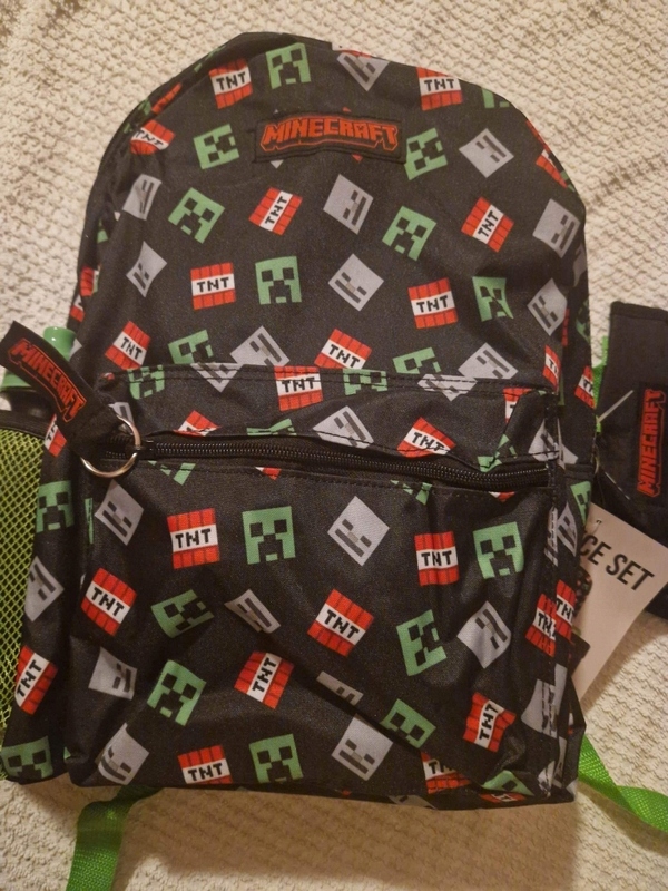 Batohový set ceruzka vrecka Minecraft Creeper