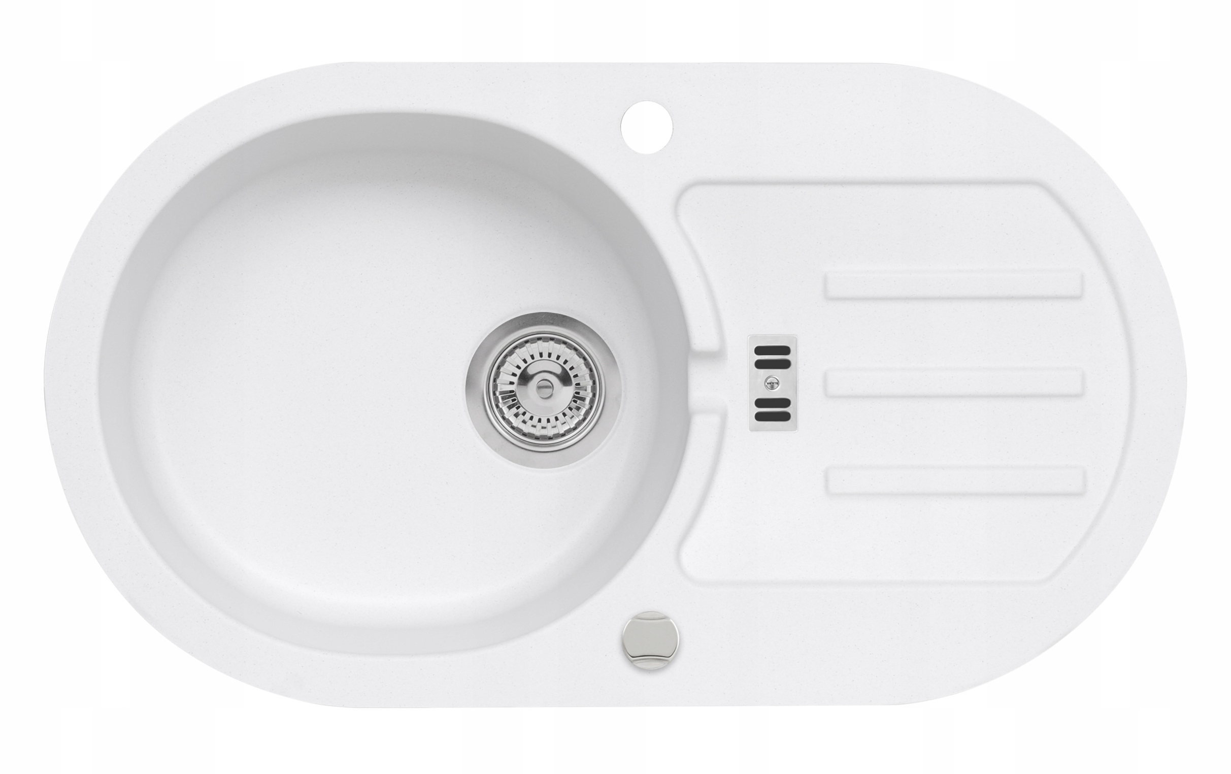 Kuchynská batéria - Moderno Martha 30 Pure White 77x43 žulové umývadlo