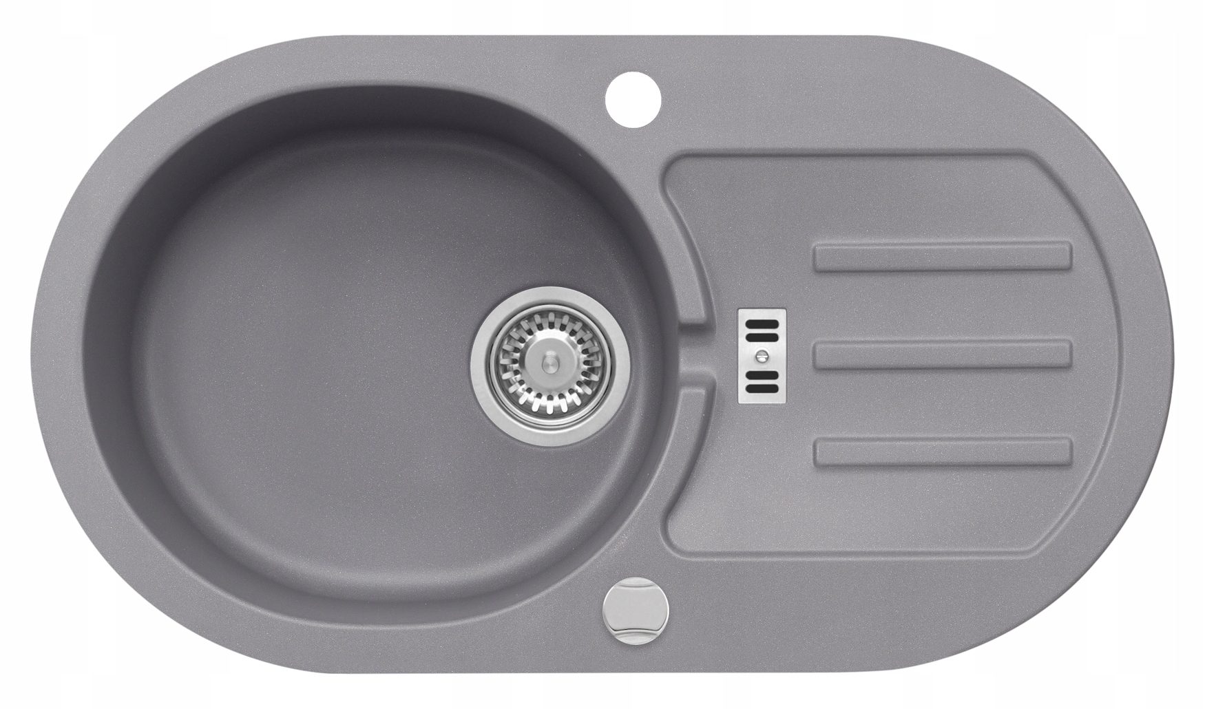 Kuchynská batéria - Moderno Martha Granite Sink 30 Gray Met 77x43