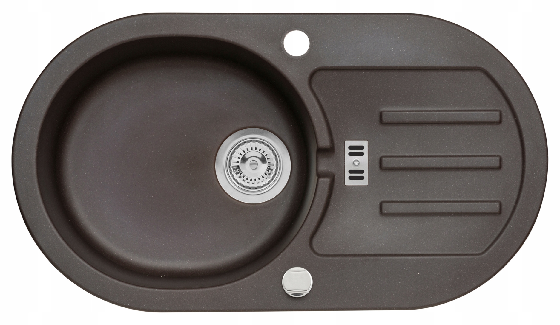 Kuchynská batéria - Moderno Round Granite umývadlo plus sifón
