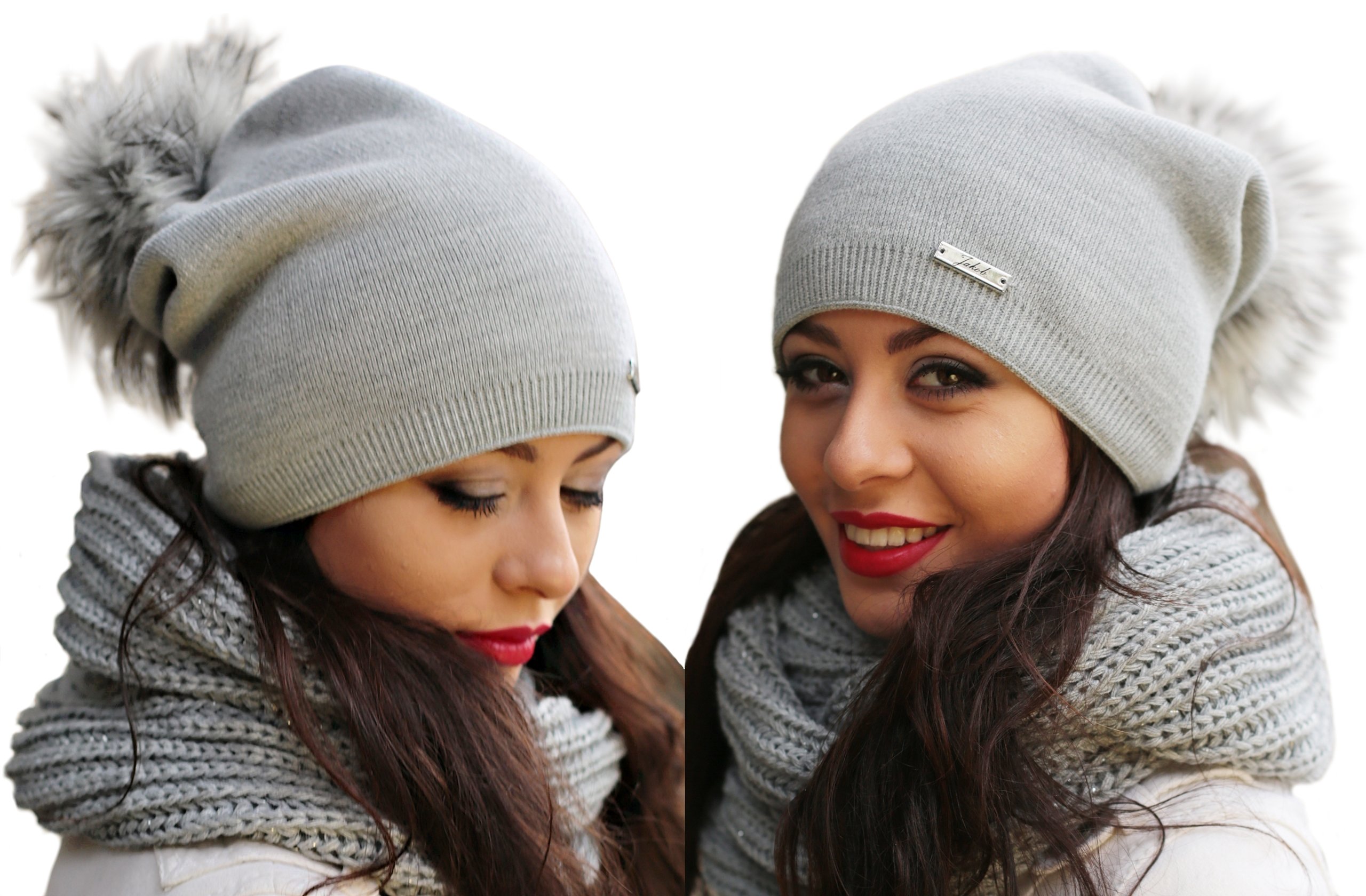 Zimná čiapka Beanie Aluro Red, Gray. Universal