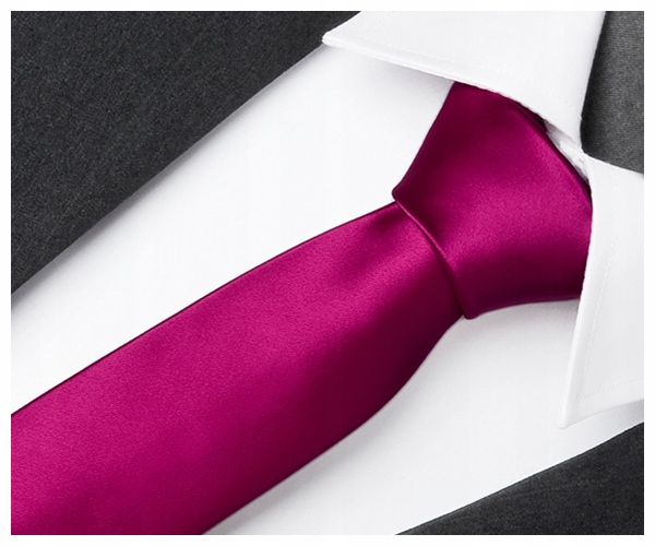 Úzke kravata Greg Slim Fit Microfiber (Microfase) Pink