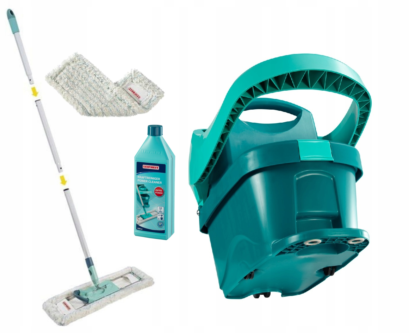 MOP LEIFHEIT 55096 PROFI SADA VEDRIČKA S KOLESAMI
