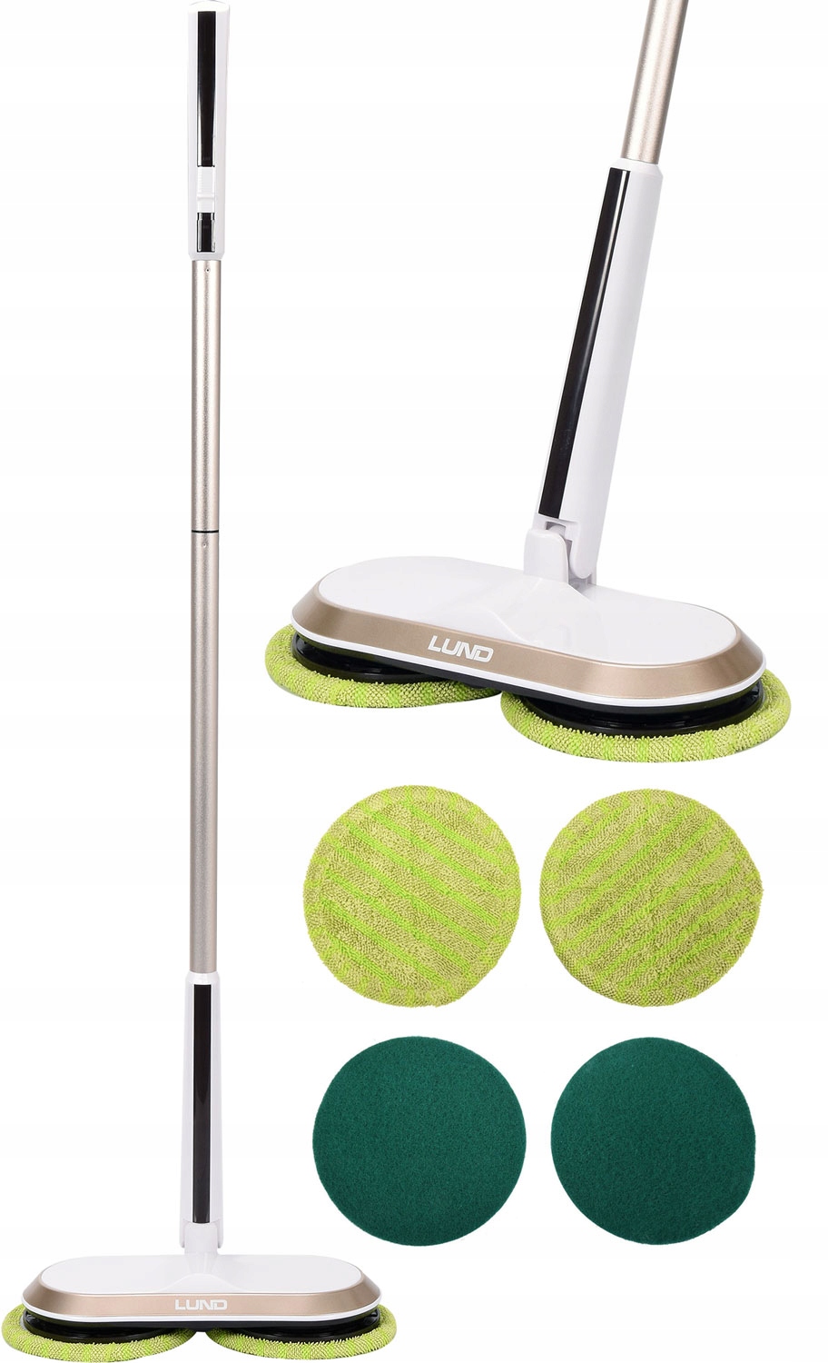 Bezdrôtové elektrické rotačné mop + prekrytia