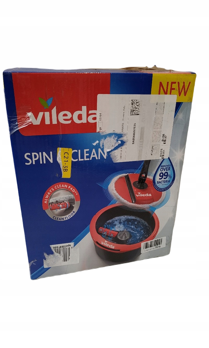 Rotačný mop s vedrom s viled rotáciou a čistením
