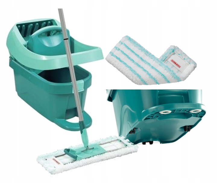 Plochý mop leifheit profi s kolesami 42 cm set
