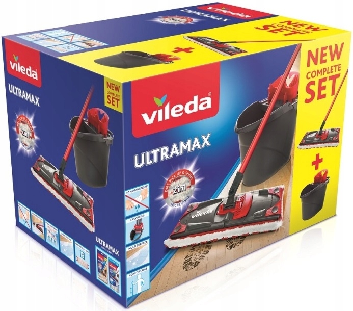 VILEDA ULTRAMAX Box PLATNÝ MOP BUNEL STREEGEGEE!