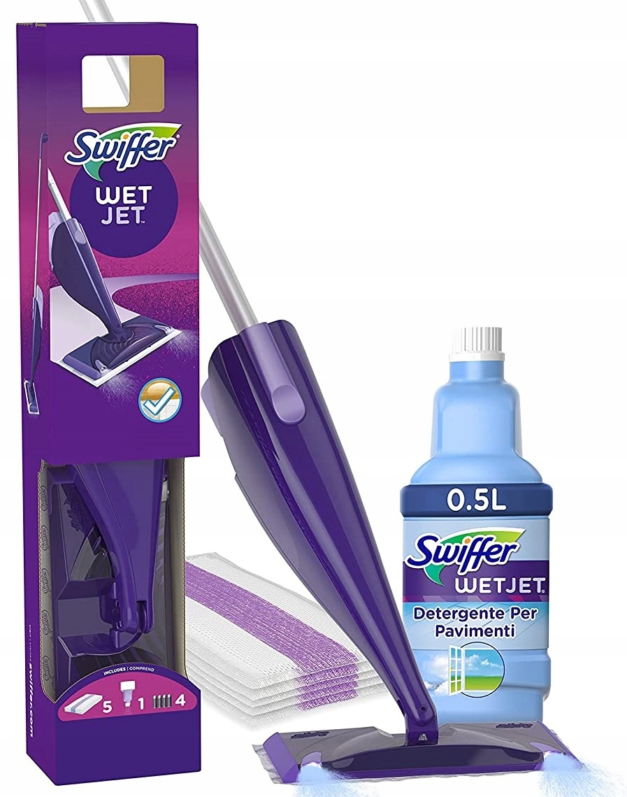 Mop swiffer vetjet fial so 4 prekrytiami
