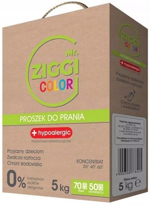 Prací prášok - PÁN. Ziggi Powder Farba Hypo BIPO ECO 5 kg