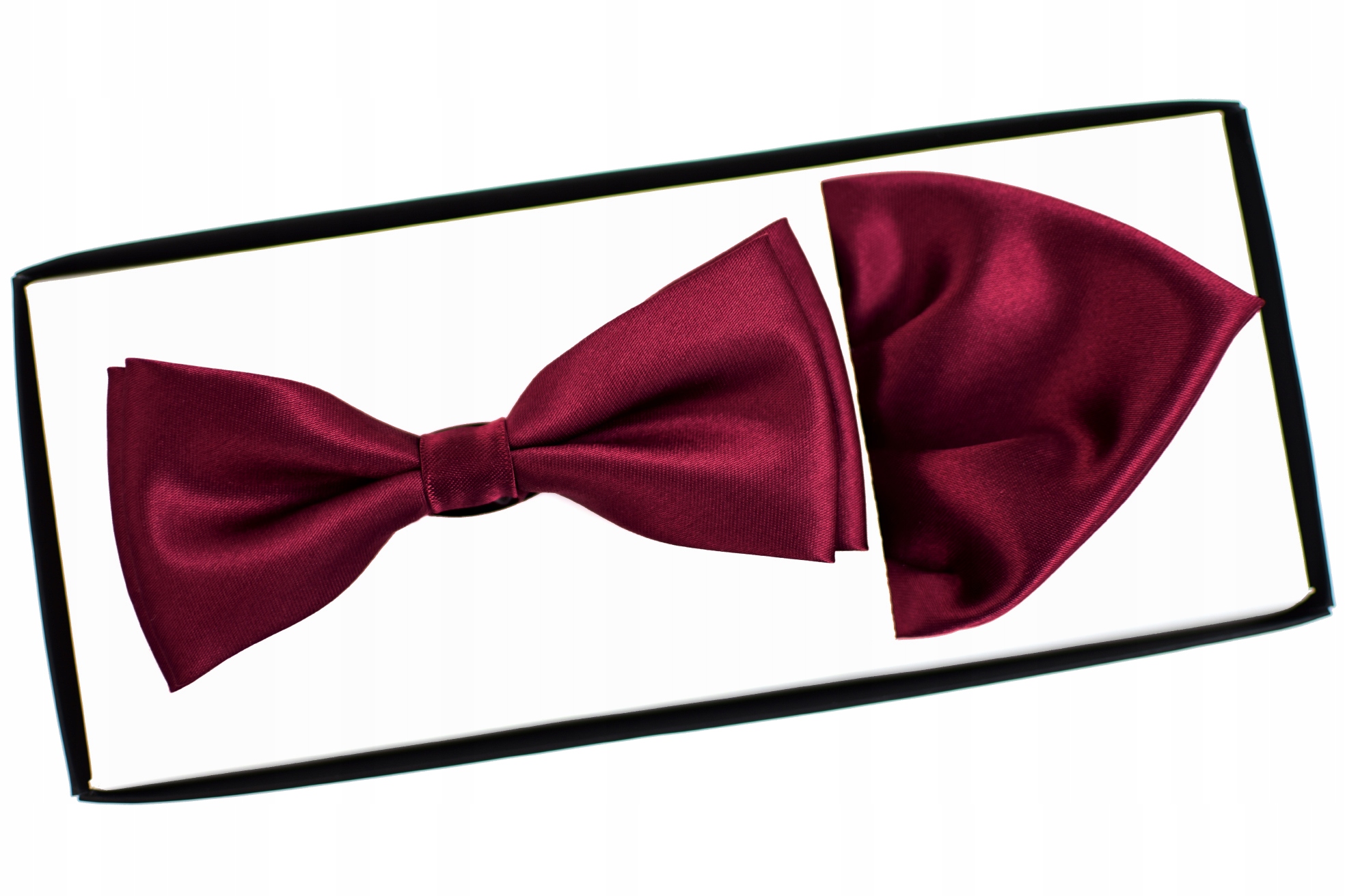 Burgundsko Fly Male Bow kravaty Burgundsko Gloss +Tab