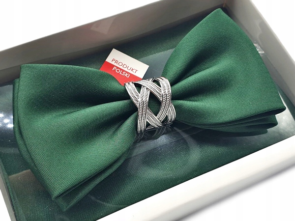 Linta Silver, Multi -Colored, Green Bow