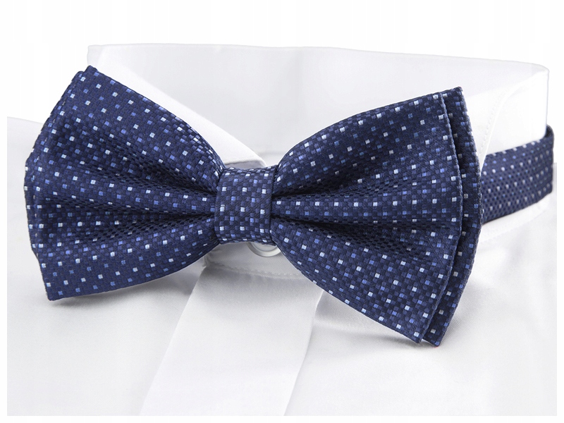 Greg Bow Tie Classic Navy Blue, modrá