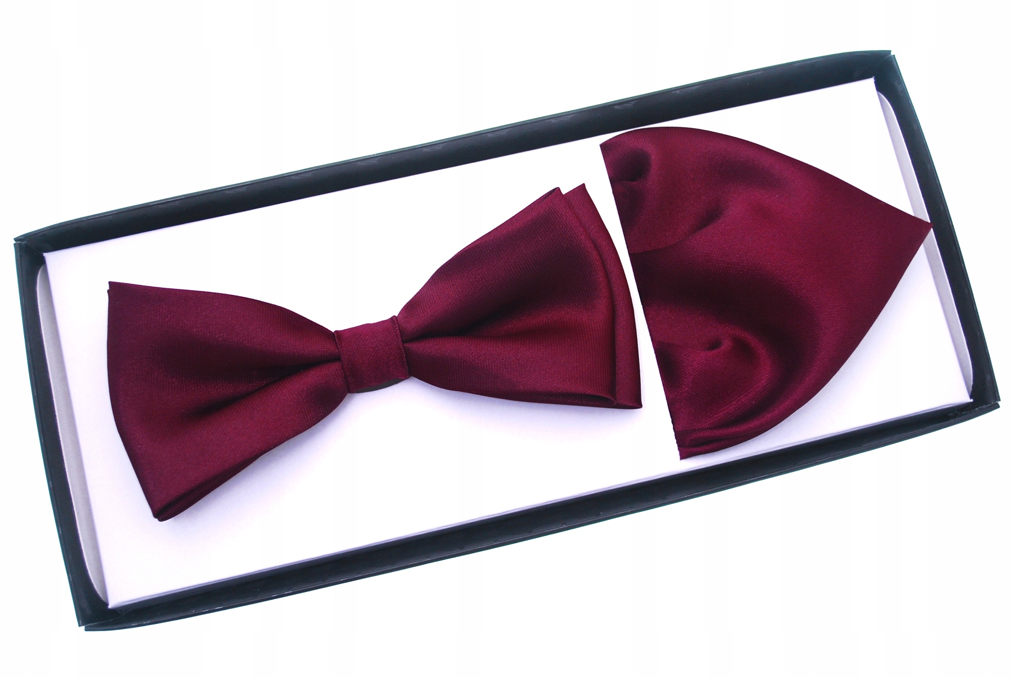 Muszka set s elegantnou kartou 12,3 x 5,3 cm červená