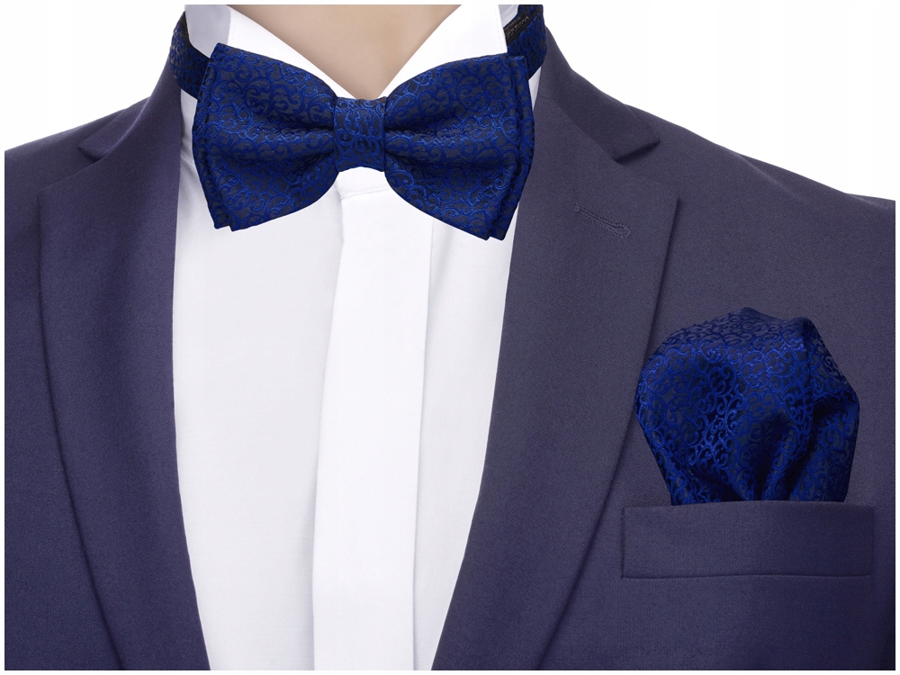 Greg Bow Tie Classic Red, Navy Blue