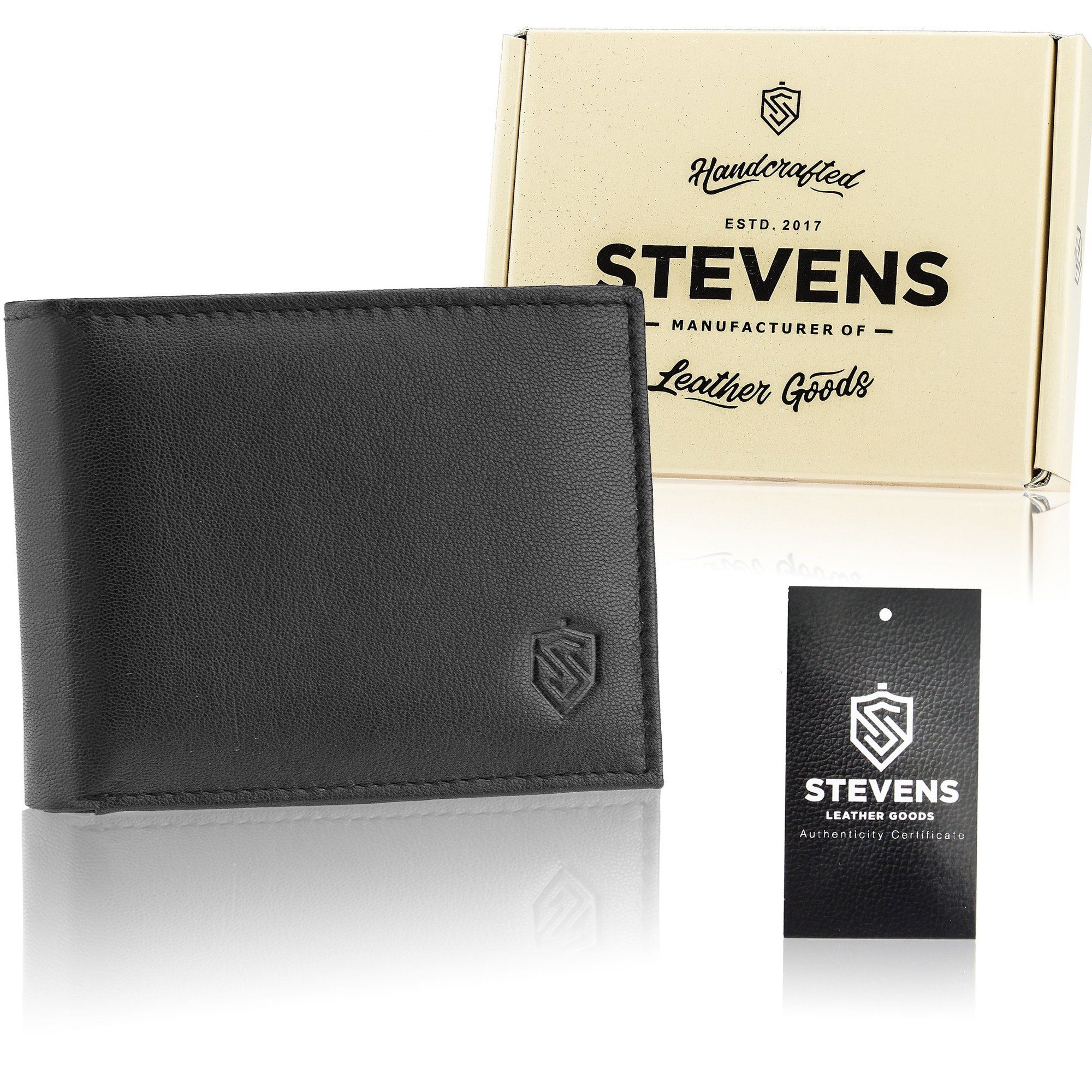 Peňaženka - Stevens Wallet Natural Grain Kožená čierna Z02-8824 - Pánsky produkt