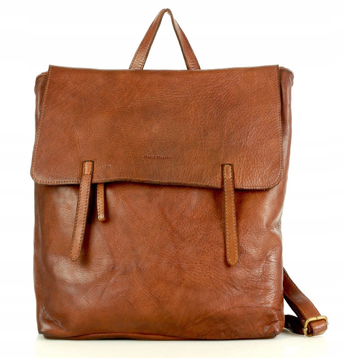 Marco Mazzini batoh Indiana Jones Leather A4 Brown