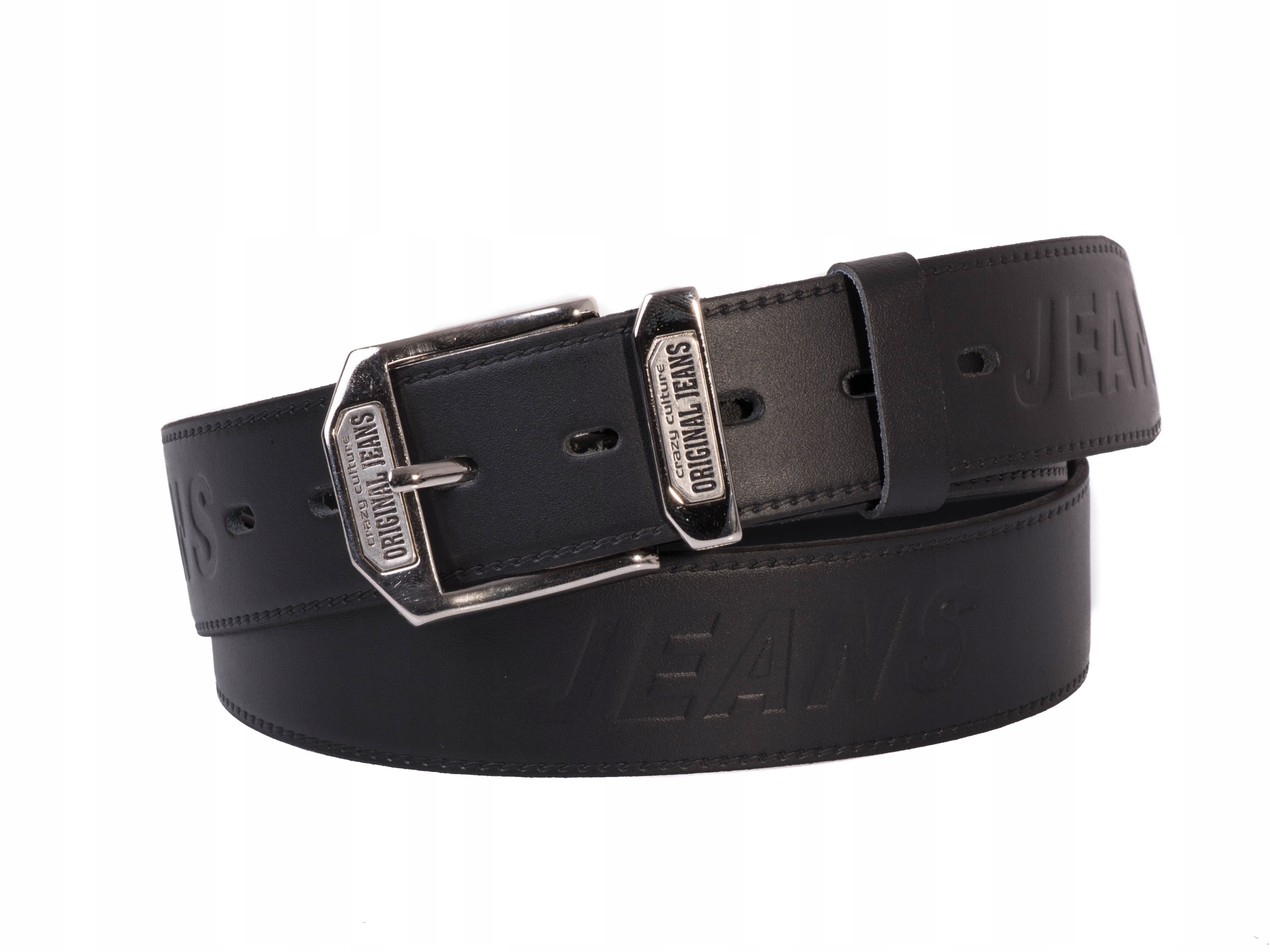 Opasok - Pánske kožené nohavice pás 4 cm džínsy | 110obw