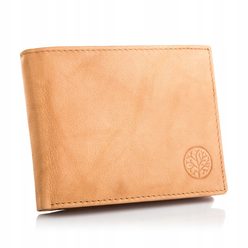 Peňaženka - Portfólio Betlewski Prírodná koža Brown BPM-GTAN-60A-Men's Product