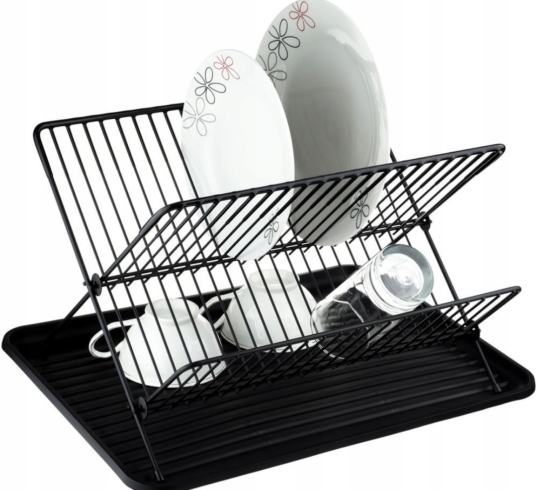 Black Mat Dipper Metal Washer Stand