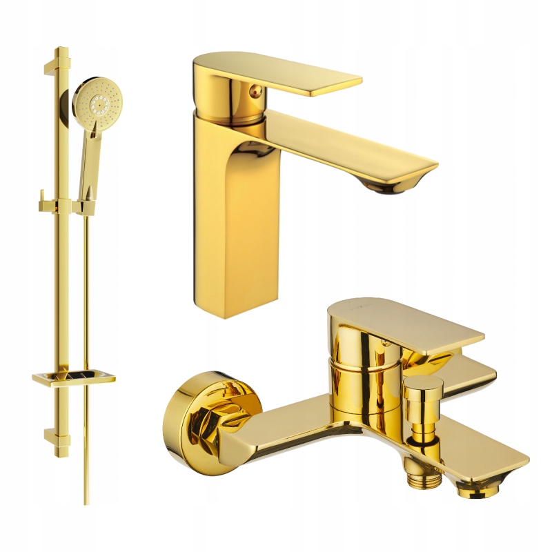 MEXEN Alexa DQ40 Bathtub, Golden