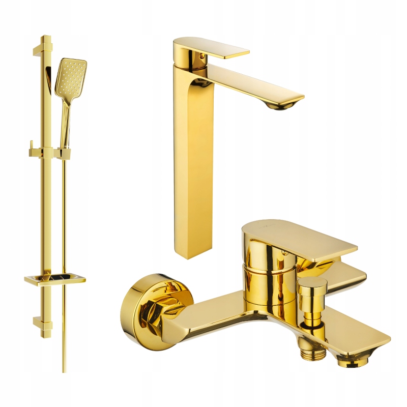 MEXEN Alexa DQ62 Bathtub, Golden