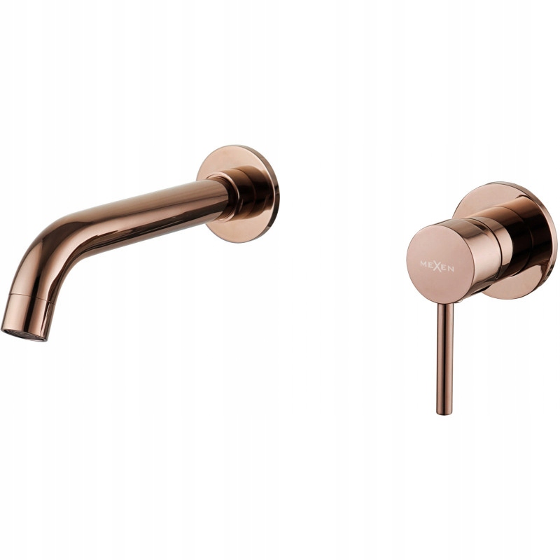 Mexen alma washbasin faucet. Flint Pink Gold