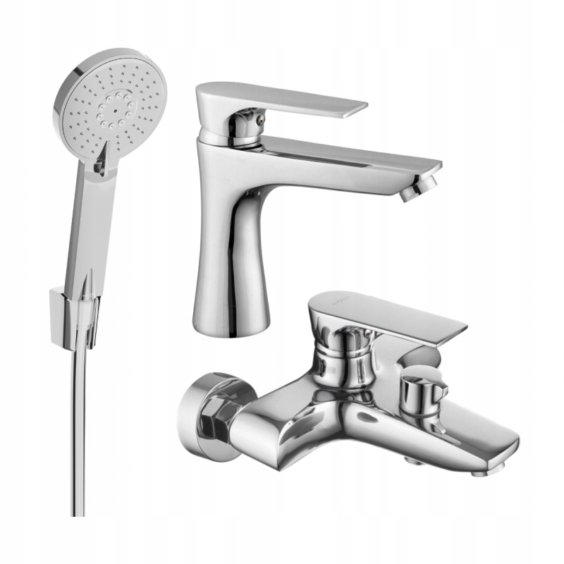 MEXEN AXEL R40 Bathtub Set, Chrome