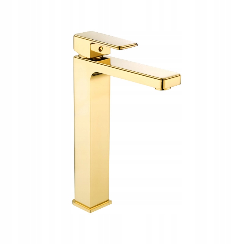 Mexen Cetus High, Golden Washbasin Faucet