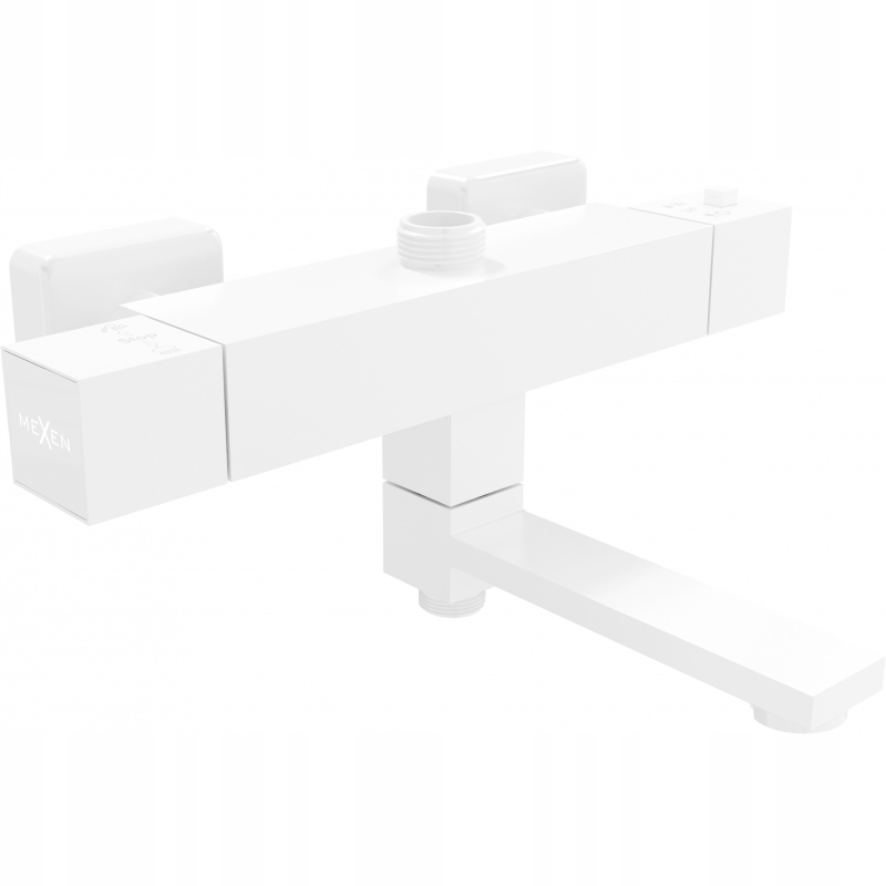 Mexen Cube Termostatic White Bathtub batéria