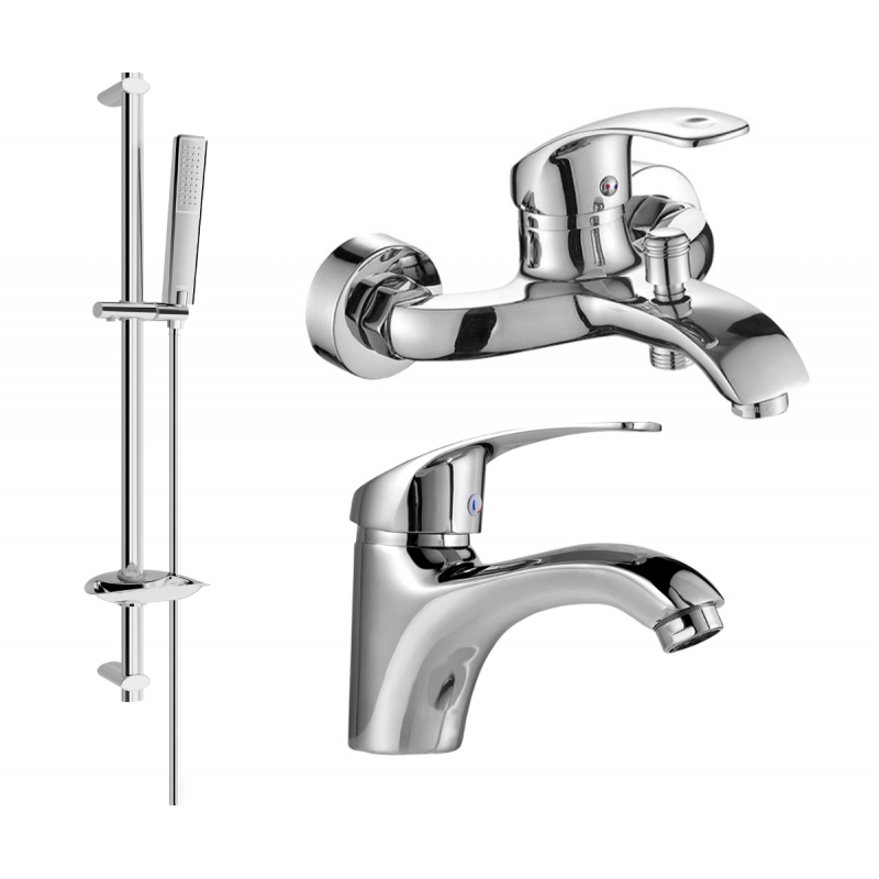 MEXEN FABIA DB72 Bathtub Set, Chrome