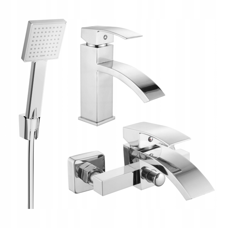 Mexen Libra R45 Bathtub Set, Chrome