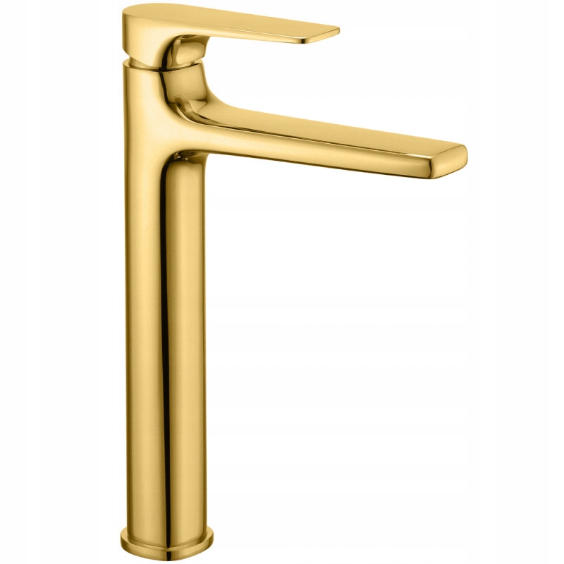Mexen Lynx High, Golden Washbasin Faucet
