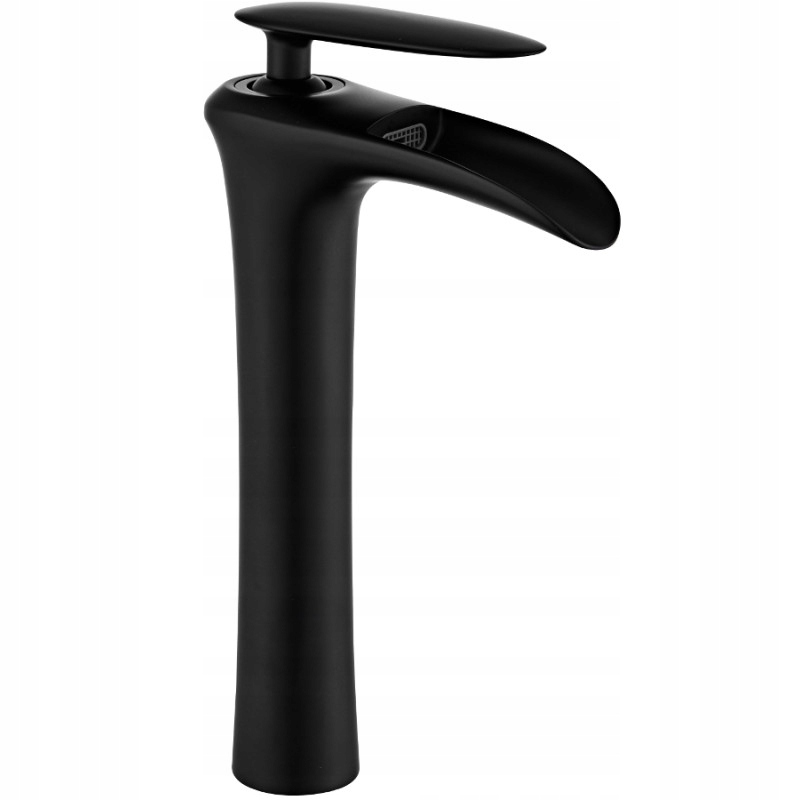 Mexen Lyra, vysoký, čierny faucet Washbasin