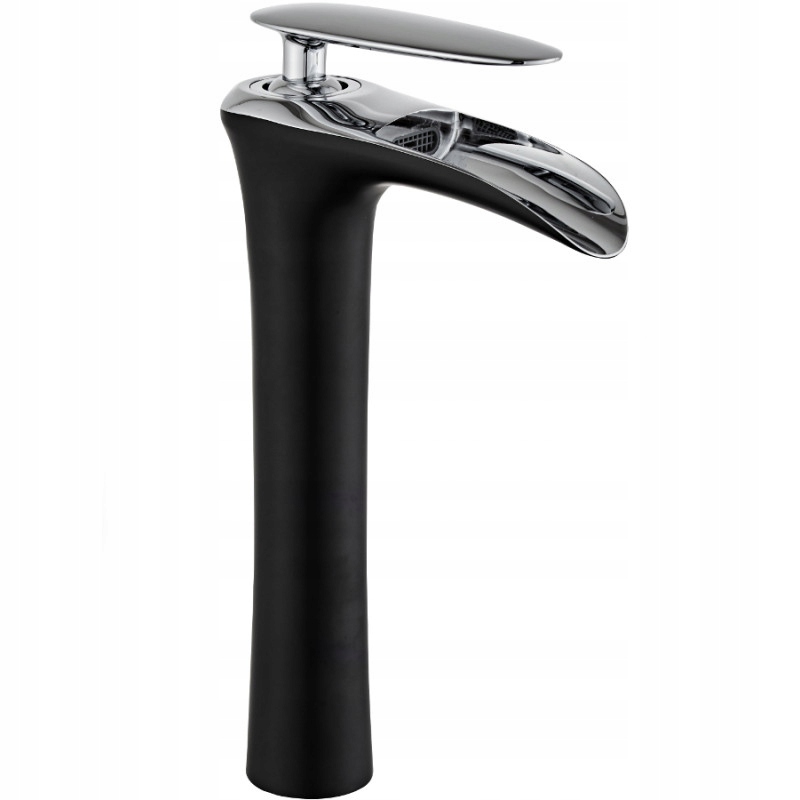 Mexen Lyra High, Black/Chrome Washbasin faucet