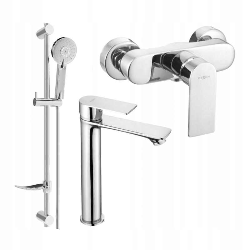 Sprchová súprava Mexen Royo DF40, Chrome