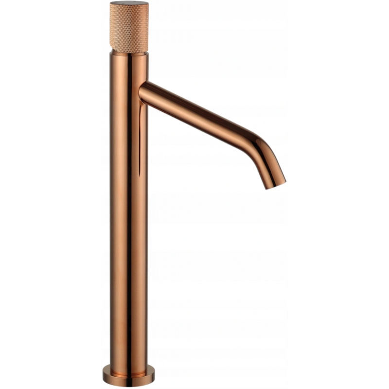 Mexen Rumba High Washbasin Faucet, ružové zlato