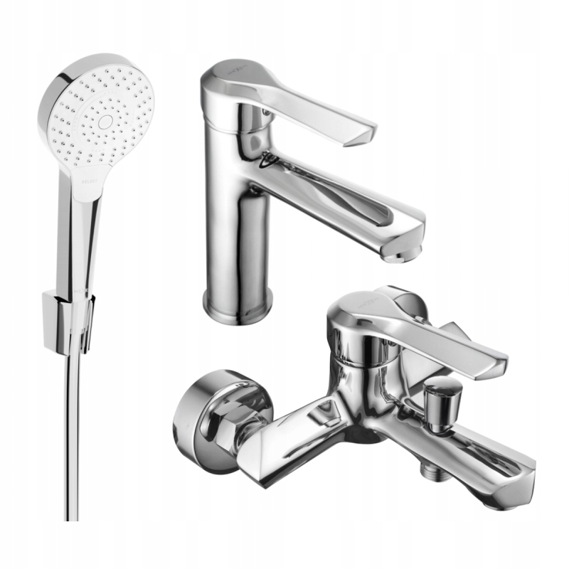 Mexen Sabre R05 Bathtub Set, Chrome