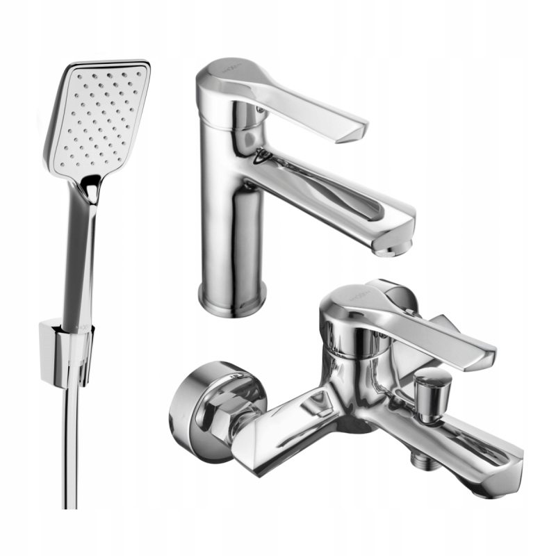 Mexen Sabre R62 Bathtub Set, Chrome