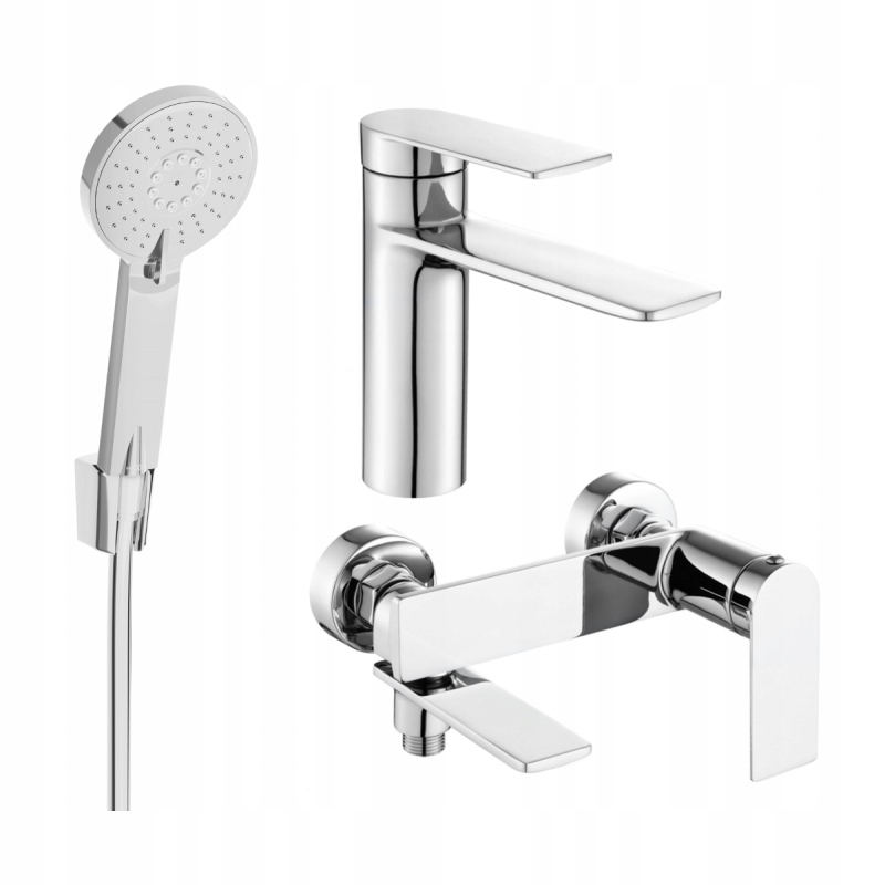 Mexen Zero R40 Bathtub Set, Chrome
