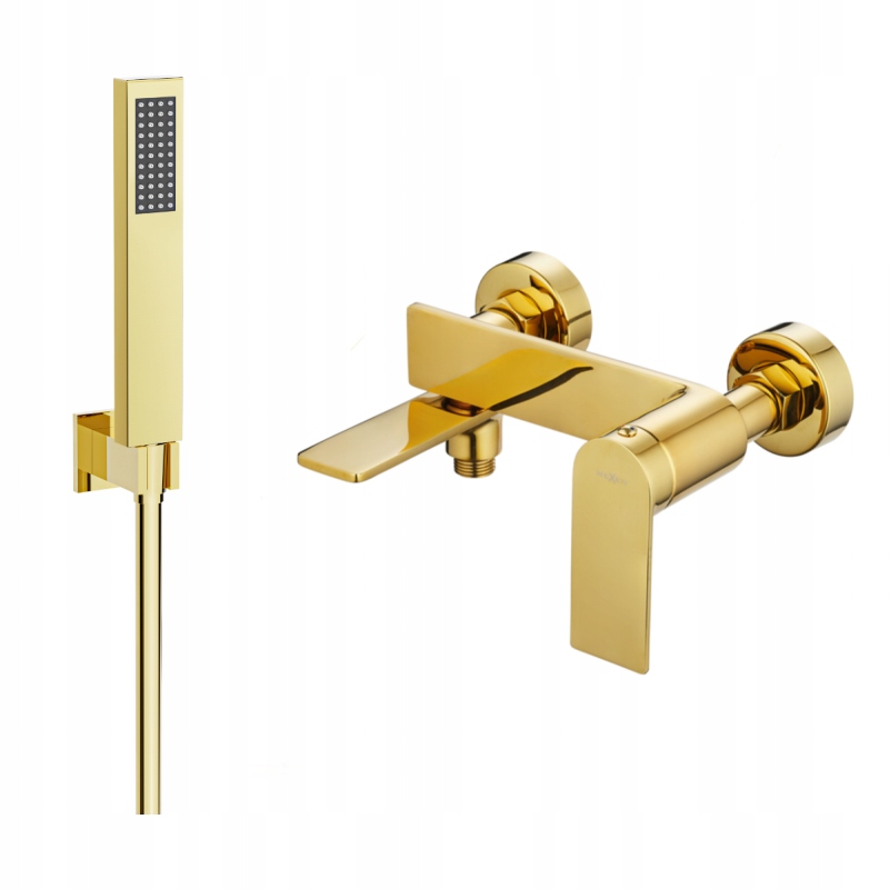 Batéria Mexen Zero Bathtub R02 Set, zlato