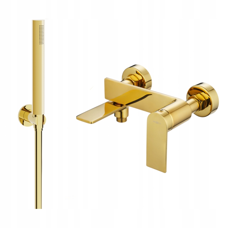 Batéria Mexen Zero Bathtub R70 Set, zlato