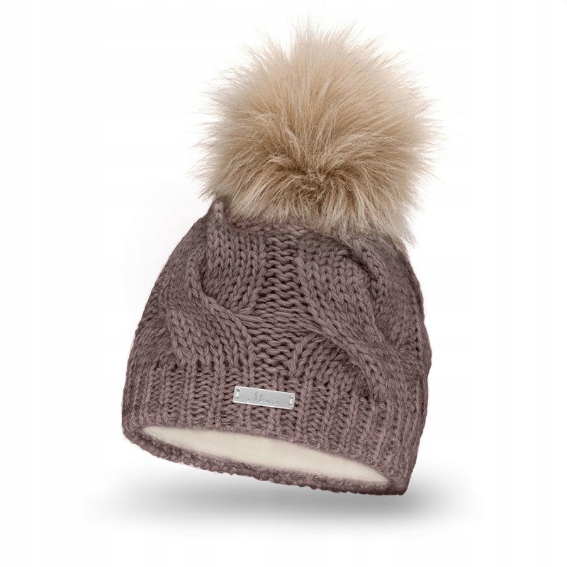 Mikos Double Winter Dámska čiapka 685 mokka