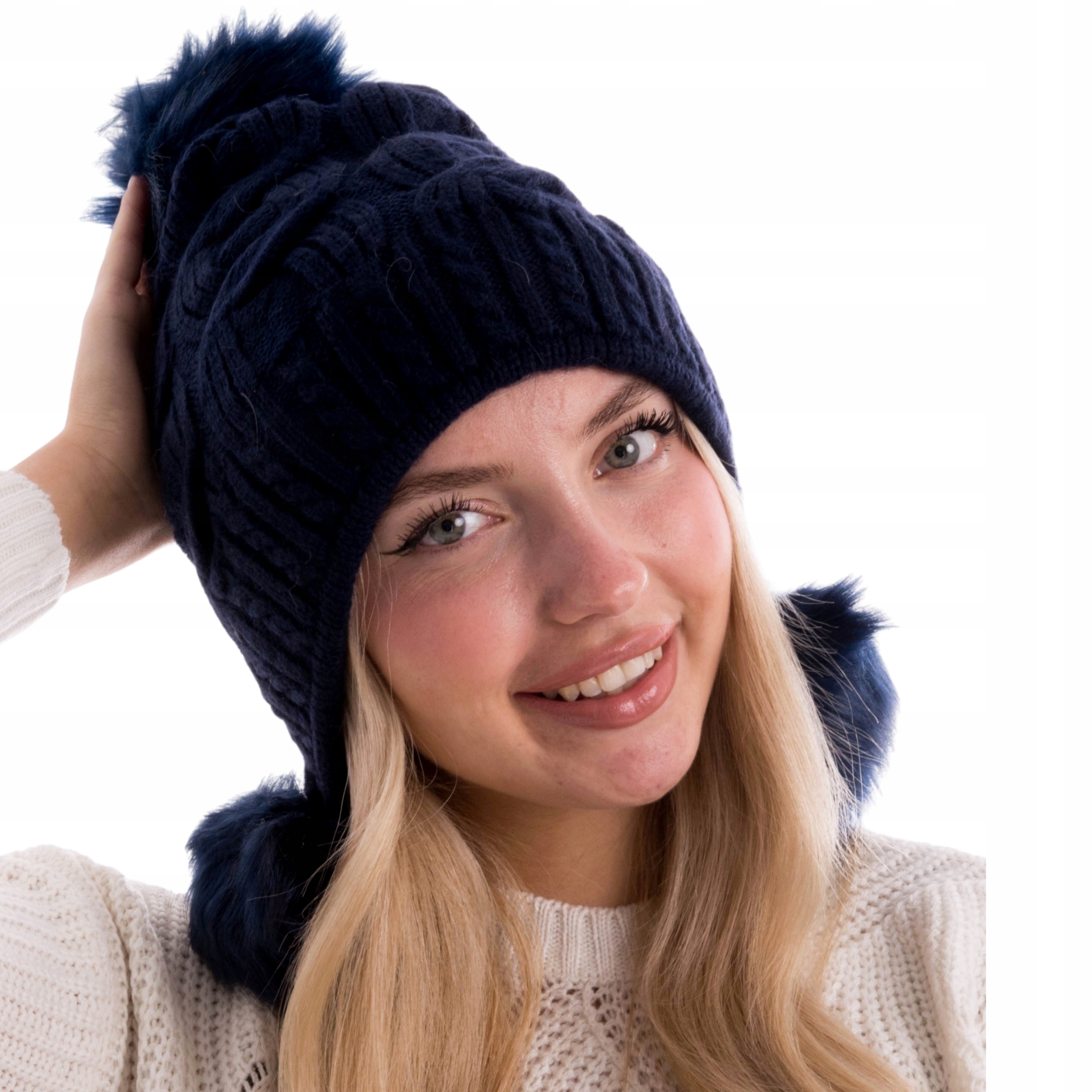 Zimná čiapka N Navy Blue. Universal.