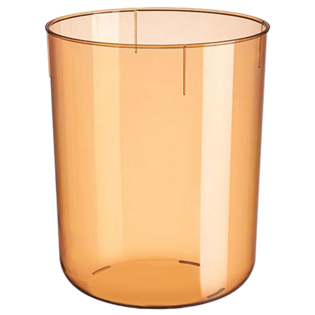 Minimalistický štýl priehľadný odpadkový kôš