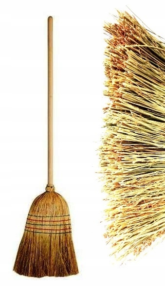 Sorgo Broom Natural Eco Long 140 cm s rukoväťou