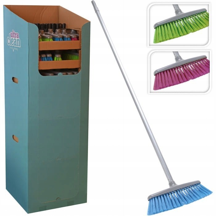 Metla s paličkou zmesou farieb 125 cm