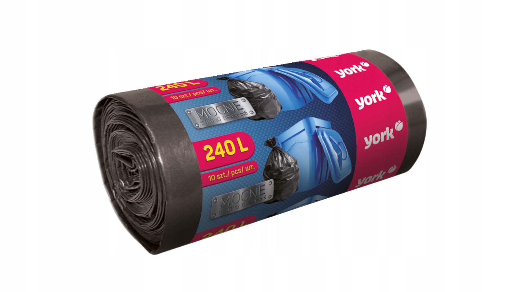 Silné vrecká na odpadky 240 l York 10 ks.