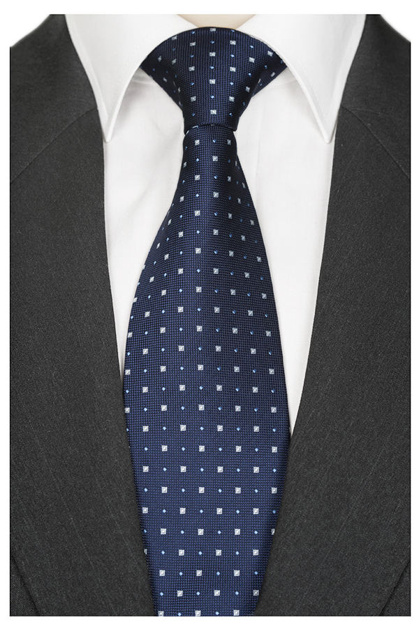 Úzke kravata Rene Chagal Slim Fit Microfiber (Microfase) Biela, námornícka modrá, modrá, modrá, modrá, modrá