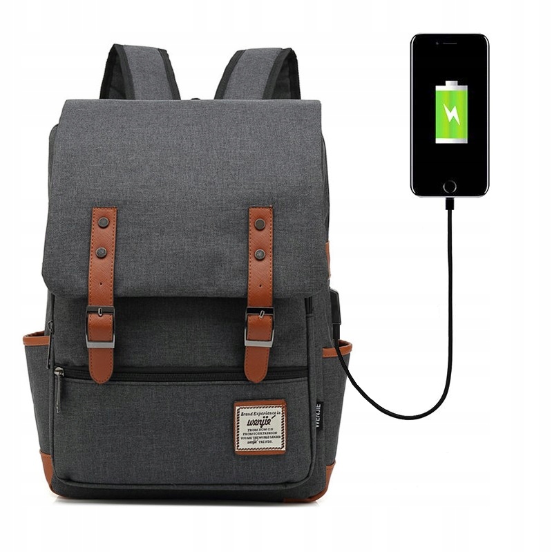 Školský batoh inbag Oxford Gray